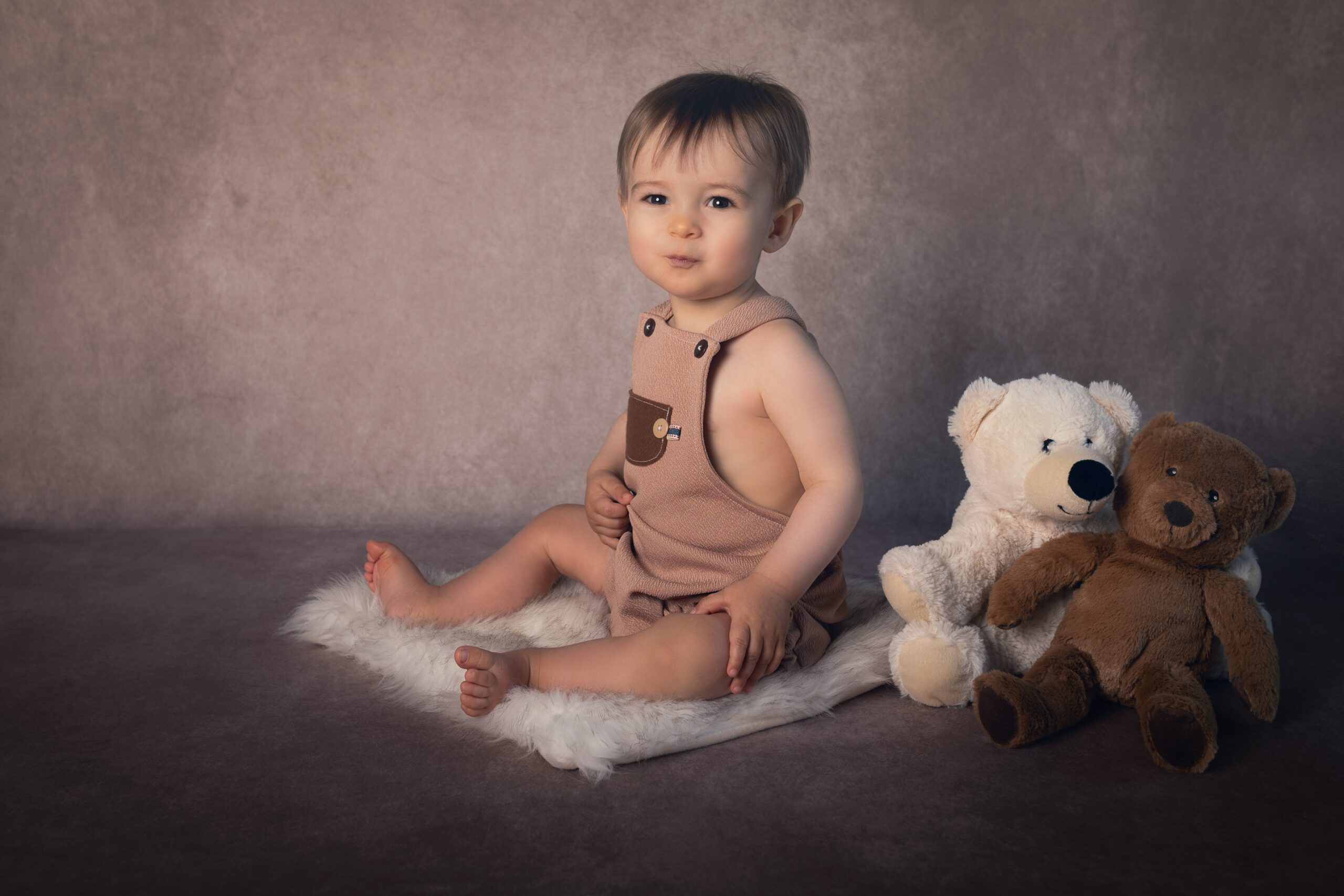 Photo souvenir de la première année de bébé